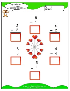İşlemler yaprak test